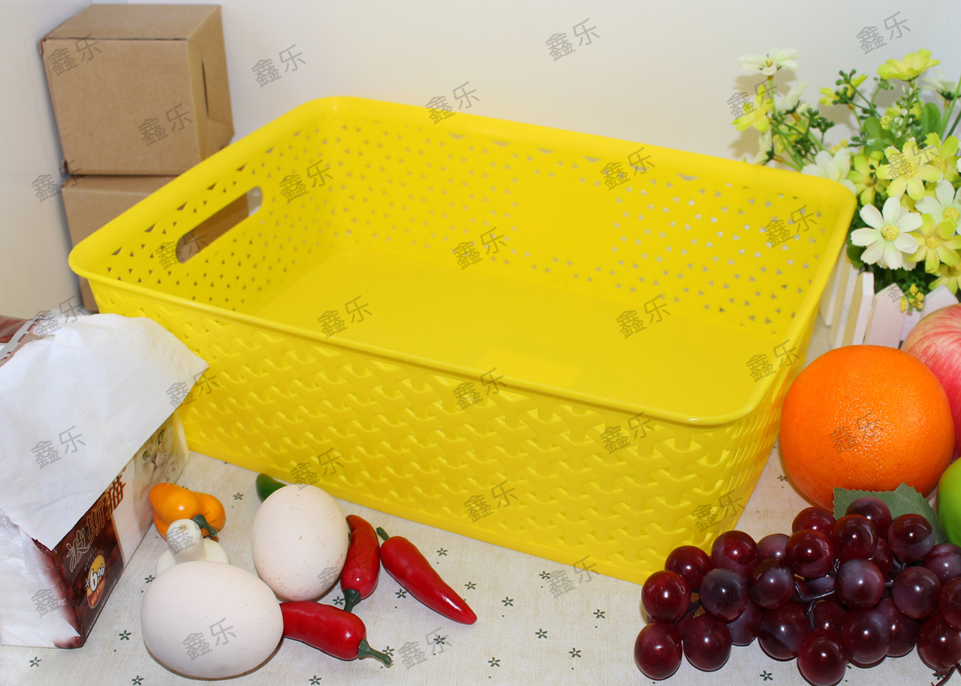 浙江臺州塑料收納好物 長方形收納筐的實(shí)用妙招